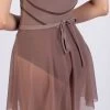 06017/1 CLARA, Mesh Skirt With Ties-Coffee -Ballet Costumes Shop 0100000000002114 2 06017 1 coffee 1 jpg 637195988550000000