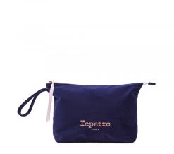 Repetto Small Velvet Clutch Bag Shiny- New Collection Available Now