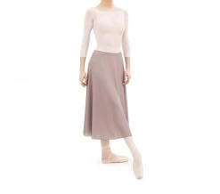 Repetto Long Sleeves Top In Rosette Lace-Pink -Ballet Costumes Shop D0686 047 P1 1