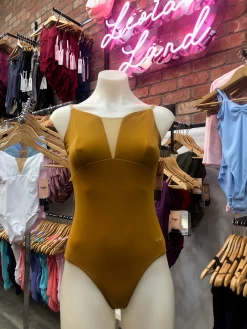 Grishko Charlotte LEOTARD DA1930- Mustard- New Shipment Just Arrived -Ballet Costumes Shop DA1930Mustard1