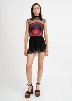 MUNSTEAD WOOD - HIGH NECK Cut Hand Made In Italy- New Arrival- Will Go Fast -Ballet Costumes Shop Roses HN 8.6 04