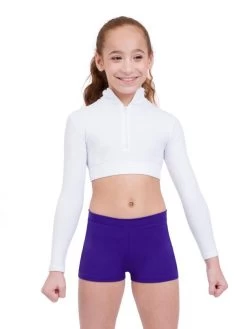 Capezio Turtleneck Long Sleeve Top - Girls
