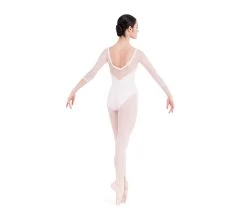 Repetto 3/4 Sleeved Leotard With Lace D0678 -Ballet Costumes Shop d0678 047 p3 5e5d236f 9261 4173 8720 620a6b93ed81