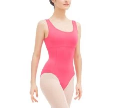 Repetto Leotard With Wide Straps And Mesh Details