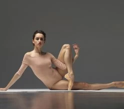 Repetto 3/4 Sleeve Leotard-nude Color- New Shipment Arrived -Ballet Costumes Shop d0731 276 p5