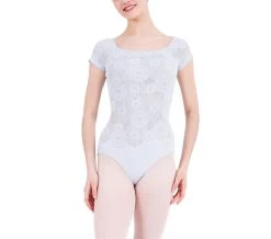 Repetto Short-sleeved Lace Leotard