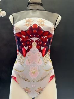 Maldire Daddy's Girl High Neck Cut Hand Made In Italy- New Arrival- Will Go Fast