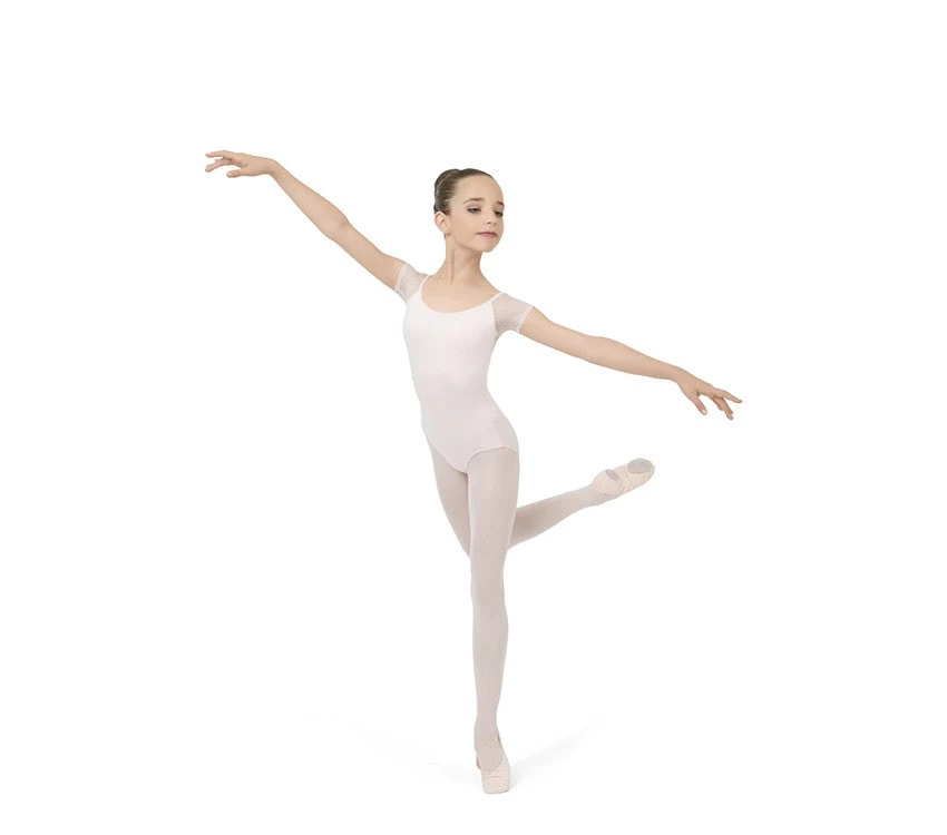 Repetto DE628 Short Sleeves Leotard With Lace 3 Repetto DE628 Short Sleeves Leotard With Lace