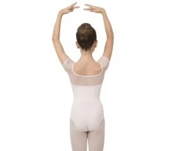 Repetto DE628 Short Sleeves Leotard With Lace 8 Repetto DE628 Short Sleeves Leotard With Lace -Ballet Costumes Shop de628 047 p3