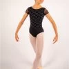 Ballet Rosa- Coralie Black/Gray -Ballet Costumes Shop justaucorps enfant ballet rosa coralie noir gris