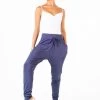 Repetto Harem Pants In Soft Viscose-Blue -Ballet Costumes Shop pantalon sarouel repetto classique