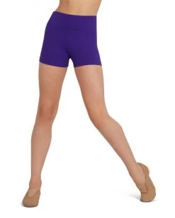 Capezio TEAM BASICS GUSSET SHORT -Ballet Costumes Shop tb131c pur 6