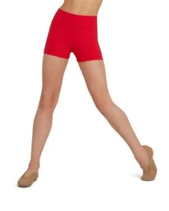 Capezio TEAM BASICS GUSSET SHORT -Ballet Costumes Shop tb131c red 6