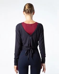 Repetto Long-sleeved Top To Tie- New Collection -Ballet Costumes Shop w0635 114 p3